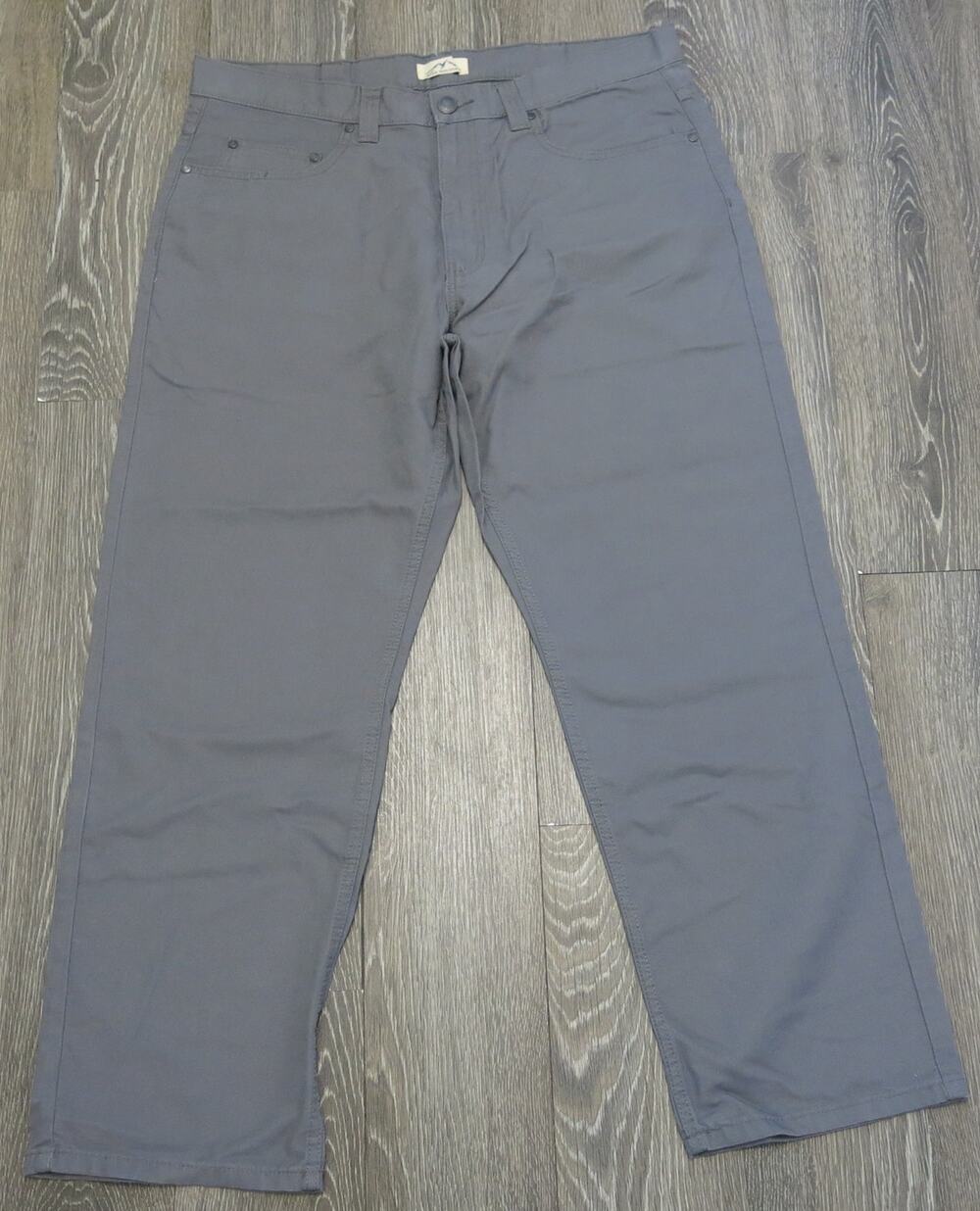 BLUE MOUNTAIN *NWT* Canvas Work Uniform Pants Size 38x30 Men's Relaxed Fit Gray